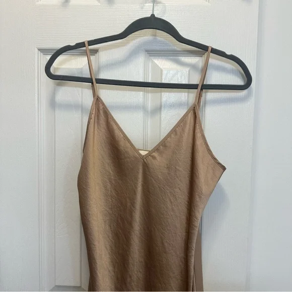 Aritzia Tan Slip Dress - Picture 3 of 4